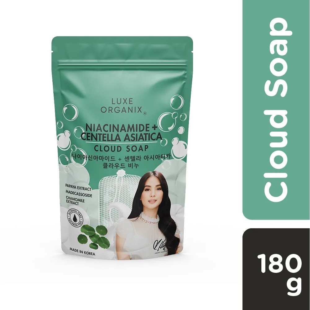 Luxe Organix Niacinamide   Cica Cloud Soap 180g