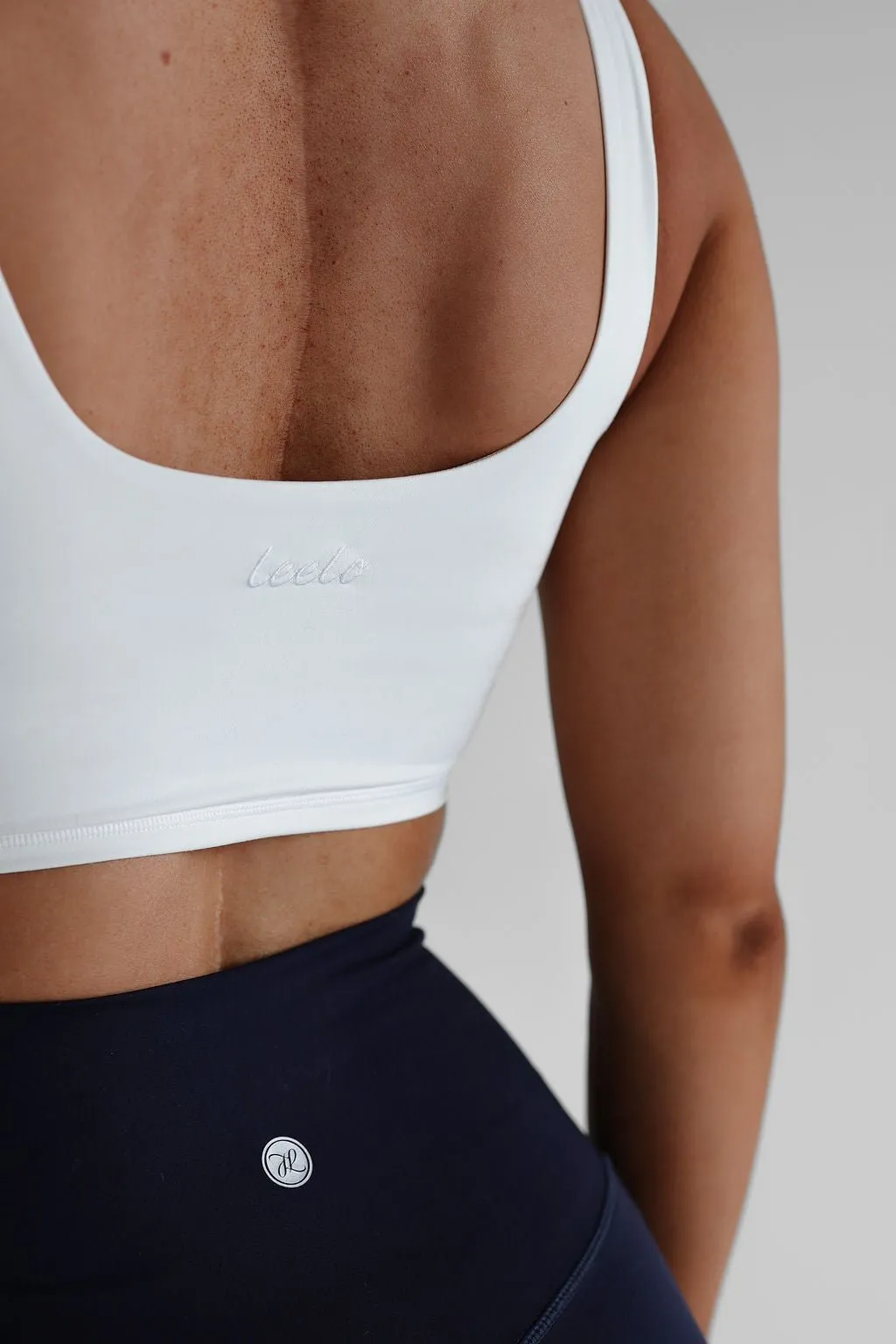 Luxe Signature Crop - White