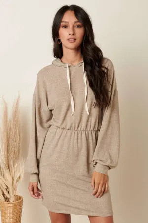 Marlowe French Terry Hoodie Mini Dress
