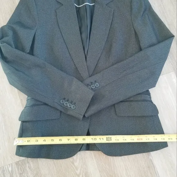 MNG Mango Women's Blazer Suit Jacket Office Work Wear Classic Lined Pockets EUC