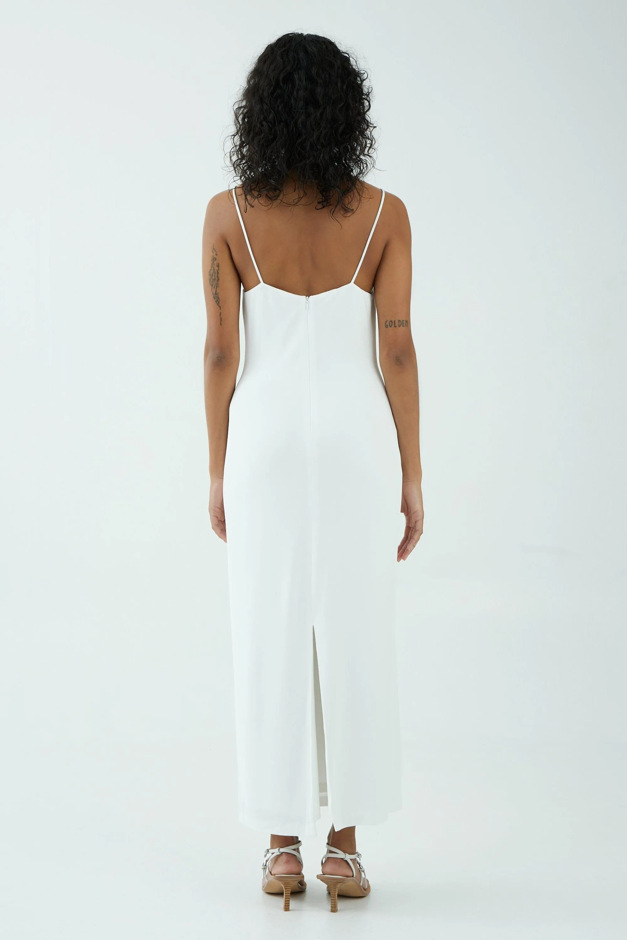 MODE STRAIGHT NECK MAXI | OFF WHITE