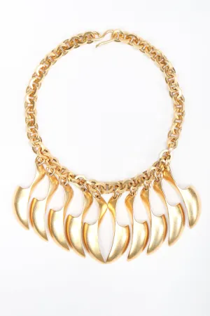 Modernist Claw Spike Necklace
