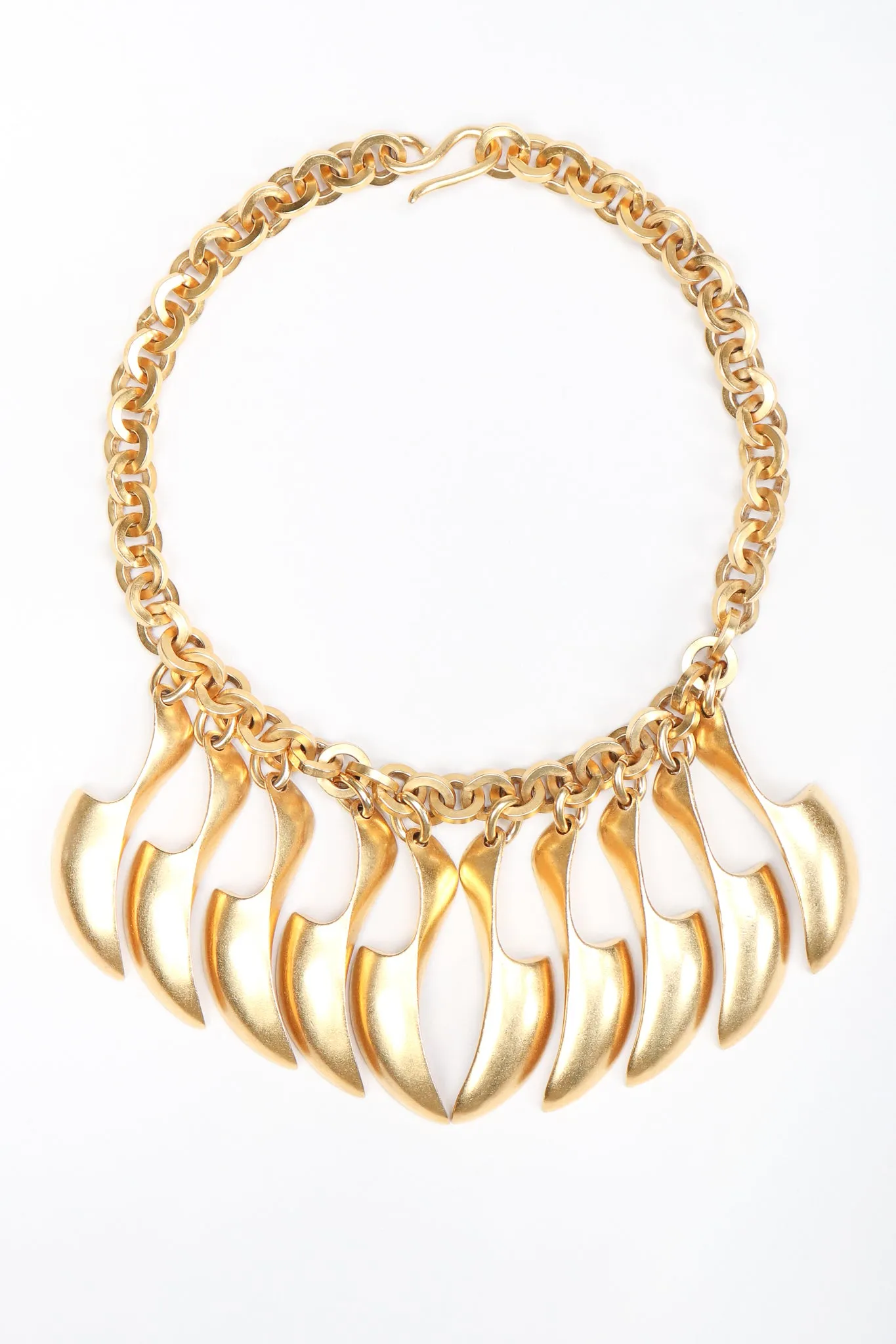 Modernist Claw Spike Necklace