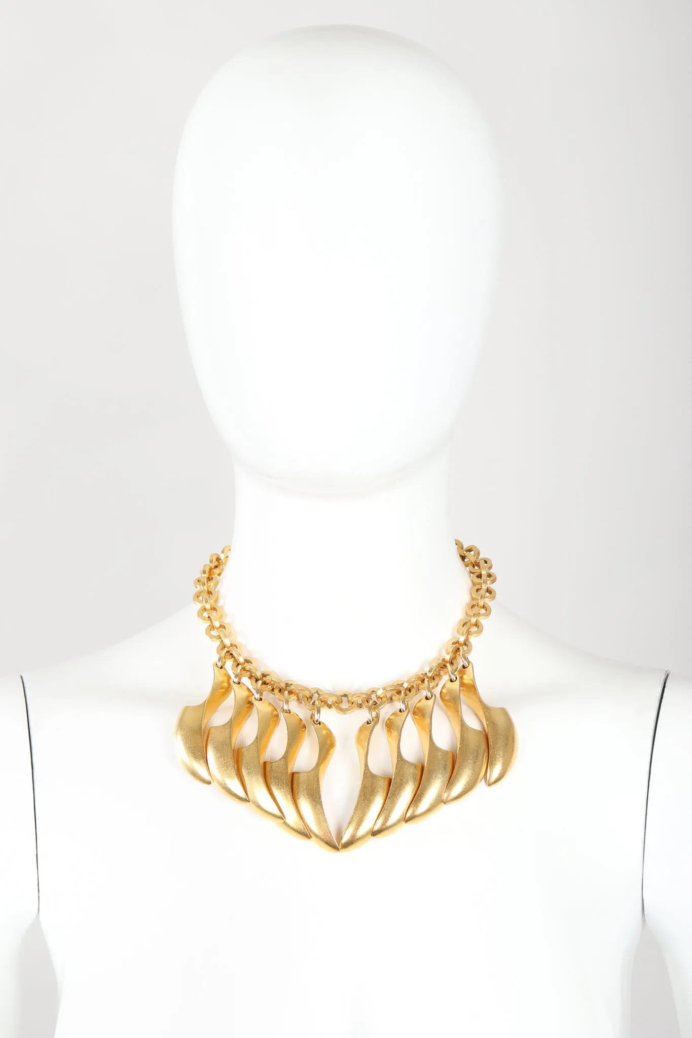 Modernist Claw Spike Necklace