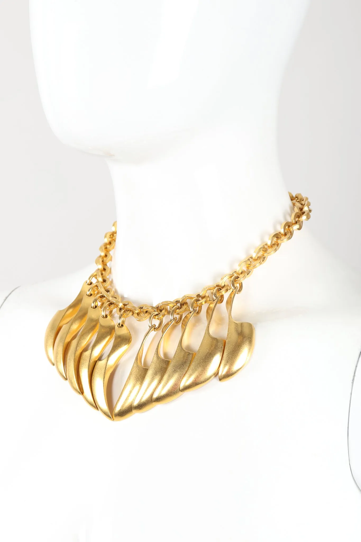 Modernist Claw Spike Necklace