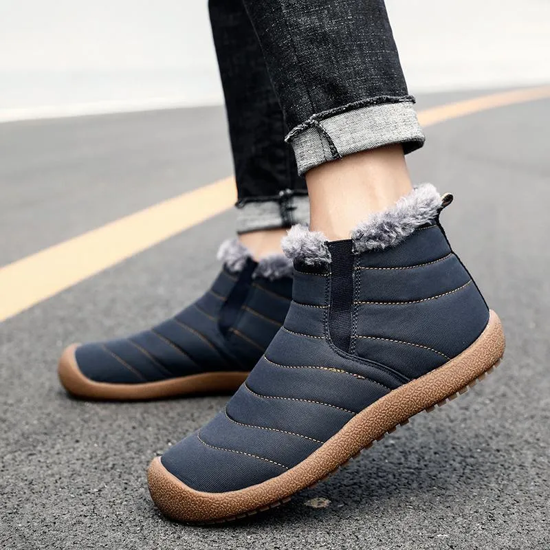 Mostelo® -Men Snow Waterproof Super Warm Ankle Boots