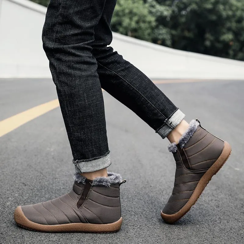 Mostelo® -Men Snow Waterproof Super Warm Ankle Boots