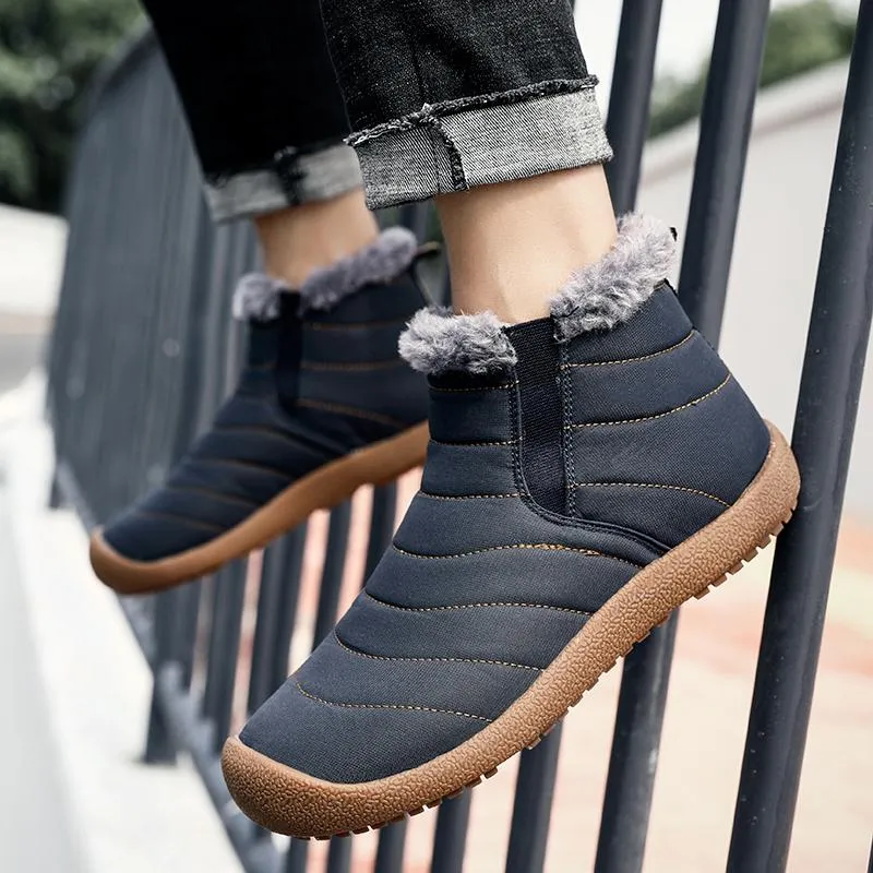 Mostelo® -Men Snow Waterproof Super Warm Ankle Boots