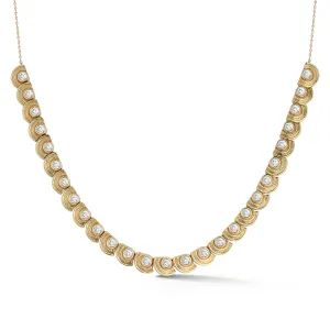 Nana Bernice Groove Tennis Necklace