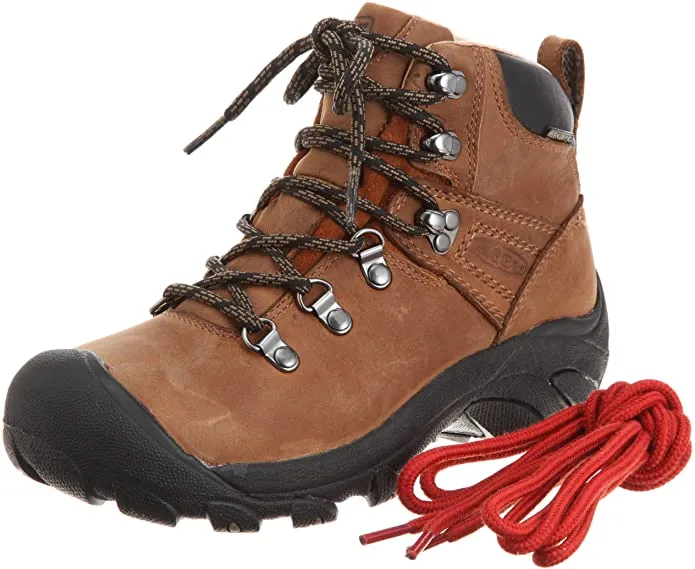 New KEEN Women's PYRENEES Boots, Dark Brown, Sz 10! built to keep feet dry and comfortable over long days and rough miles. Retails $220 