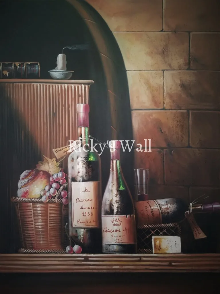 Night at the Winery - PREMIUM - 36 x 48 in. by M. Lupist