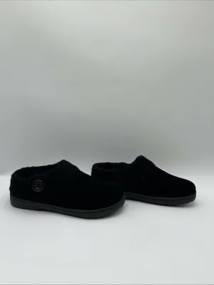 NWB Clarks Women's Cable Knit Sweater Clogs Black Size 9M