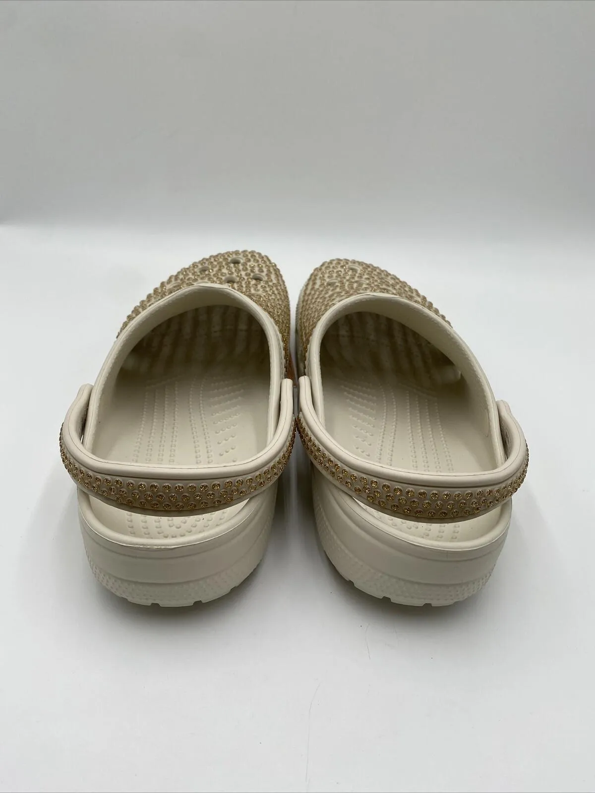 NWOB Crocs Men’s Classic Multi Gems Clog White Size 13M - Like New