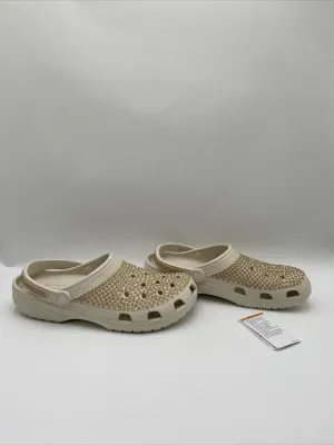 NWOB Crocs Men’s Classic Multi Gems Clog White Size 13M - Like New
