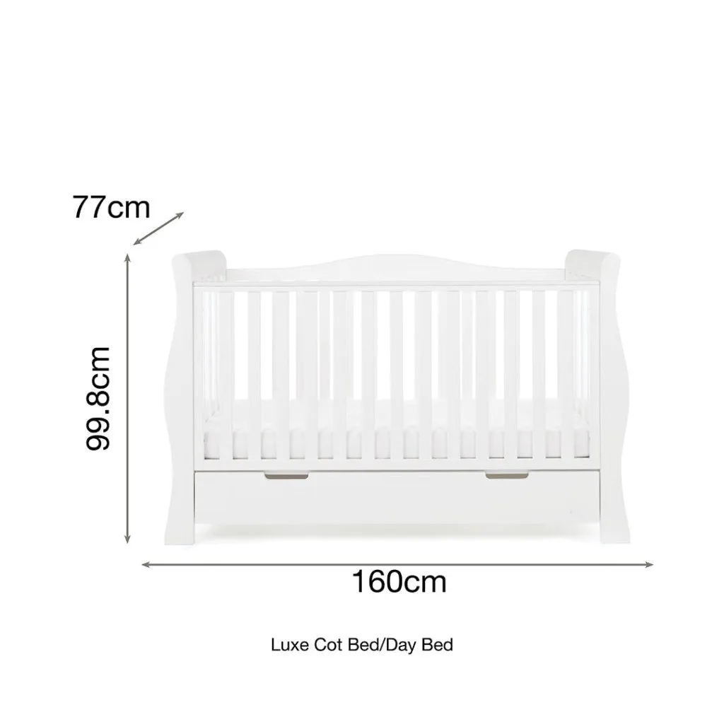 OBABY Stamford Luxe 2 Piece Room Set - White