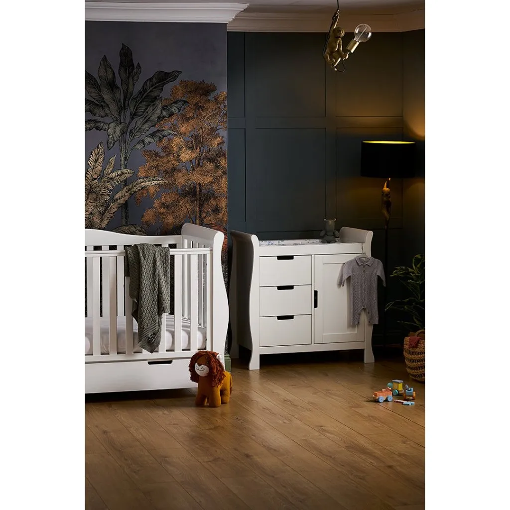 OBABY Stamford Luxe 2 Piece Room Set - White