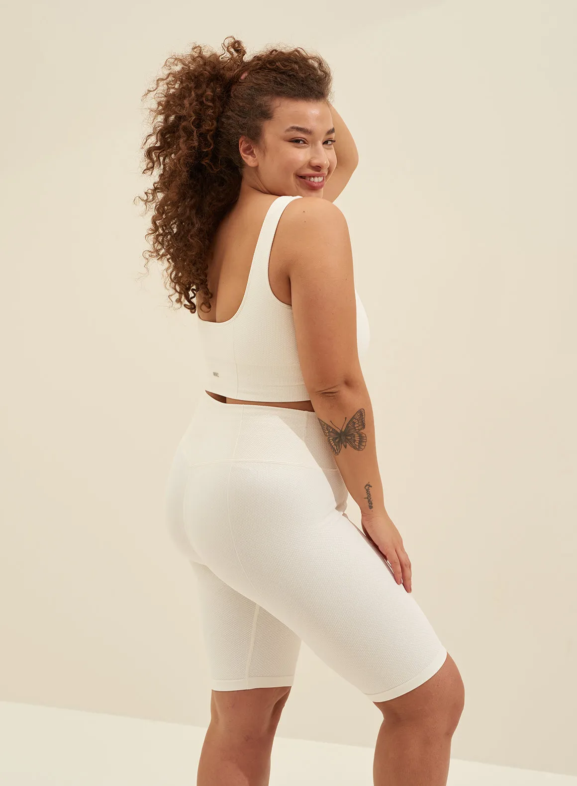 Off-White Luxe Seamless Biker Shorts