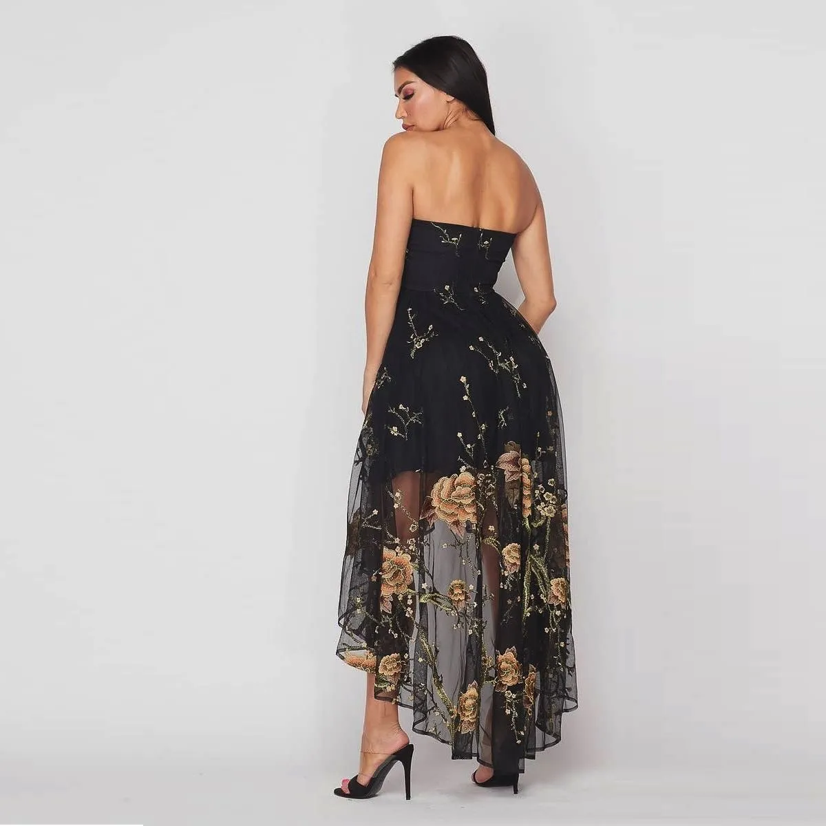 Onyx Blossom Dress