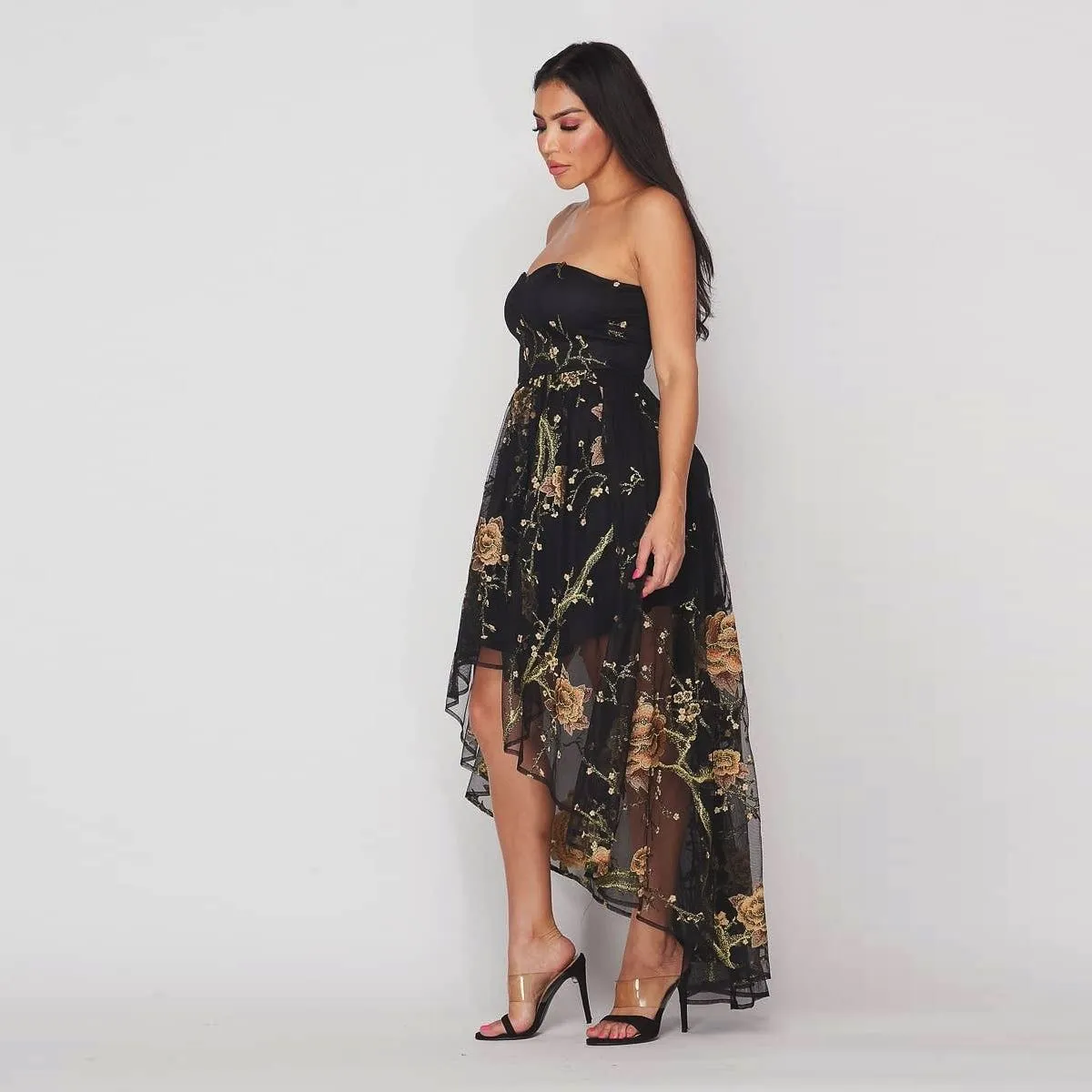 Onyx Blossom Dress