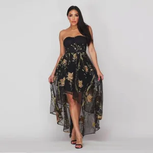 Onyx Blossom Dress