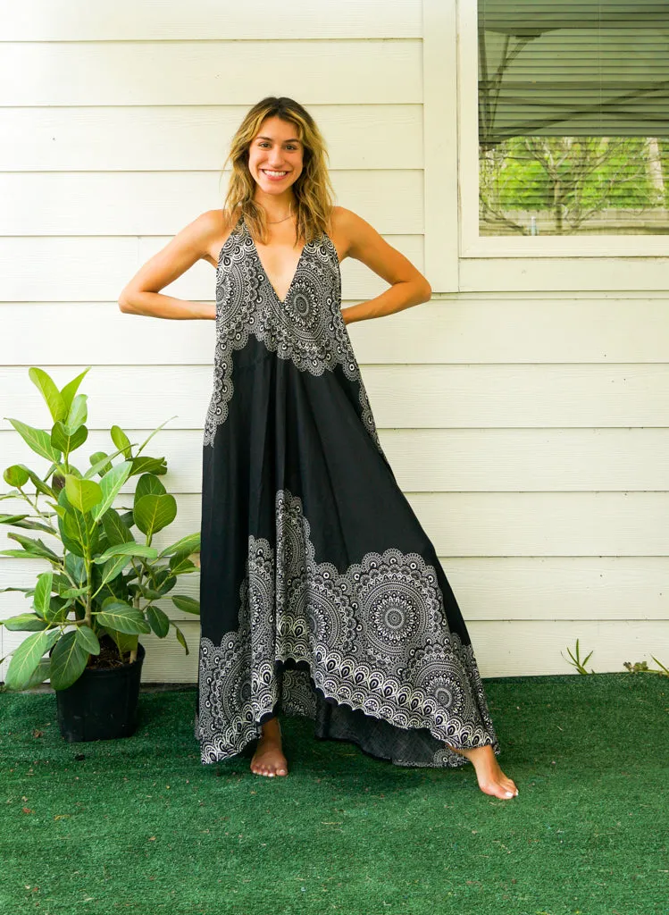 Onyx Goddess Maxi Dress