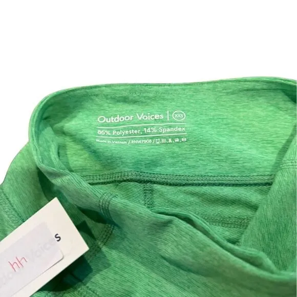 Outdoor Voices shorts with pocket sz XXS RARE NWT MSRP $78