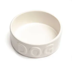 Park Life Designs - Classic Dog White Pet Bowl