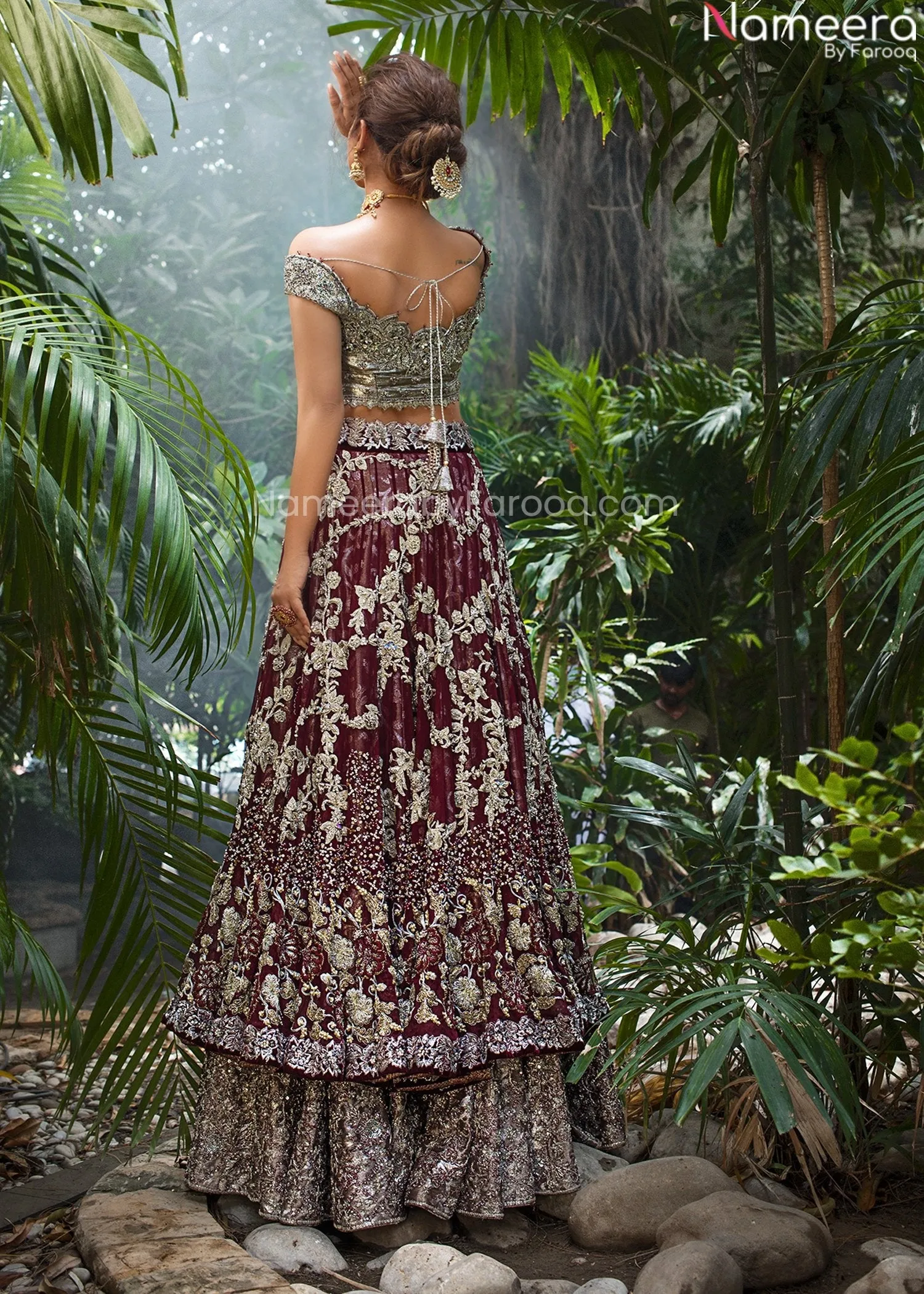 Premium Designer Indian Bridal Wedding Dress #BN874