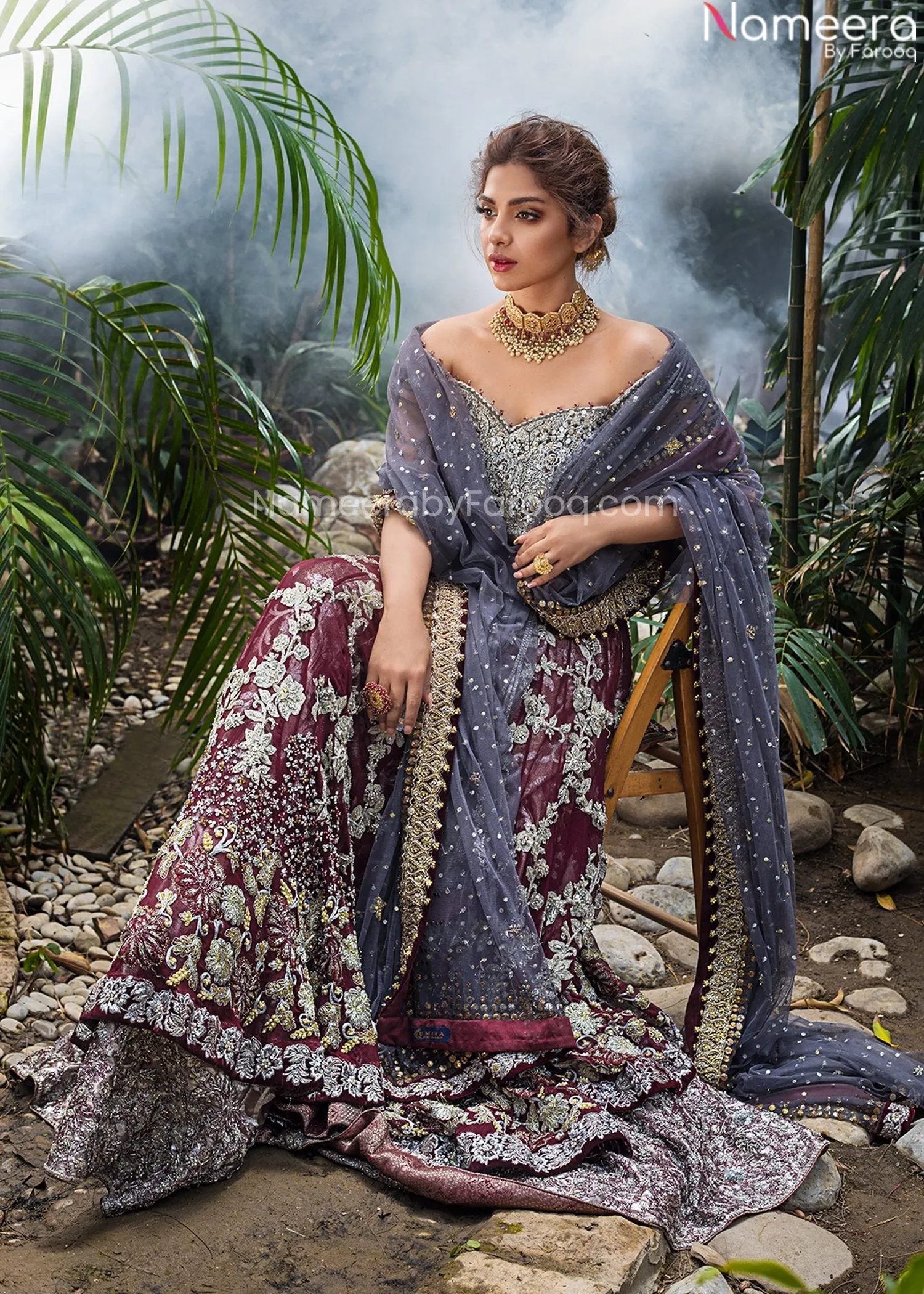 Premium Designer Indian Bridal Wedding Dress #BN874