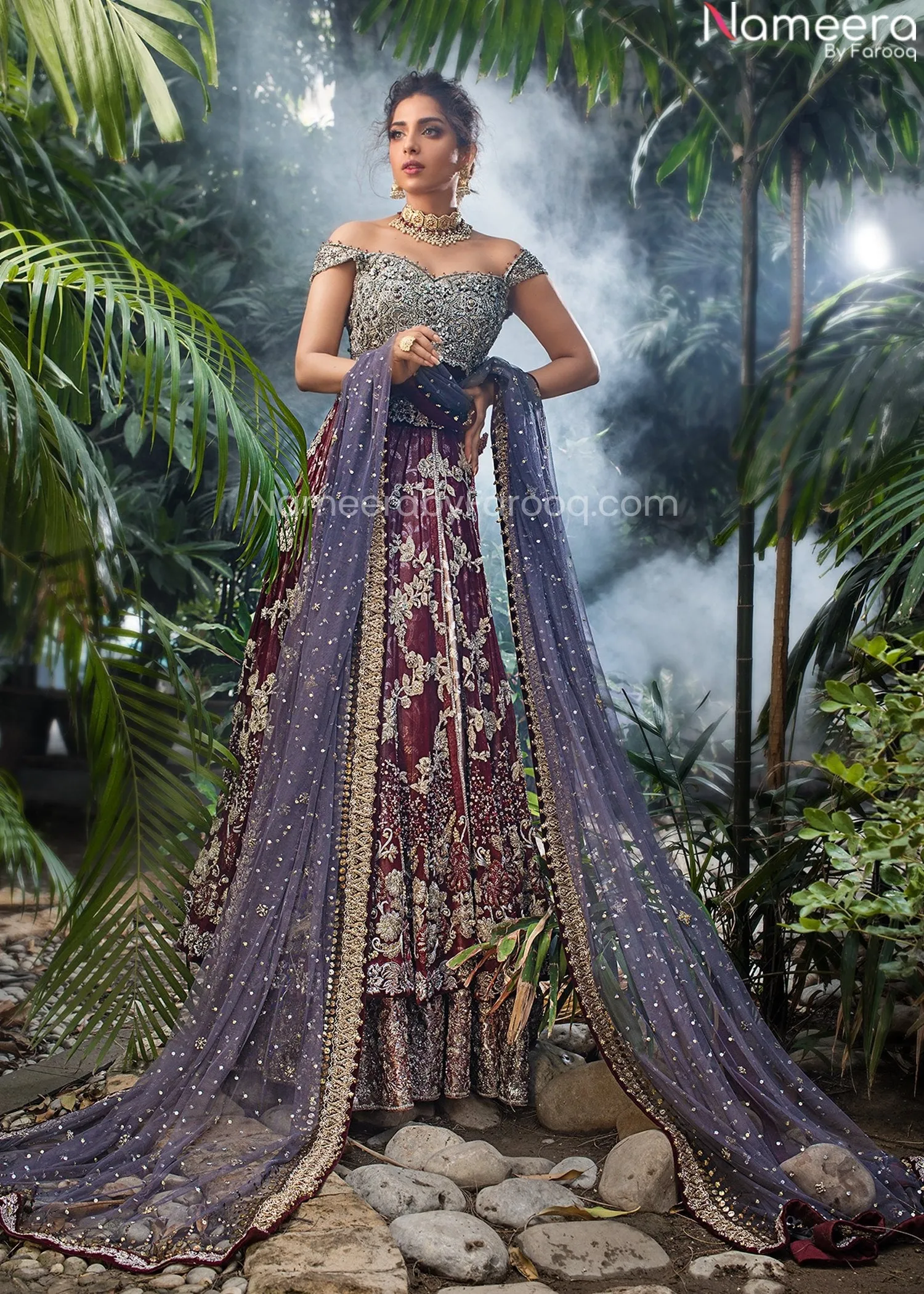 Premium Designer Indian Bridal Wedding Dress #BN874