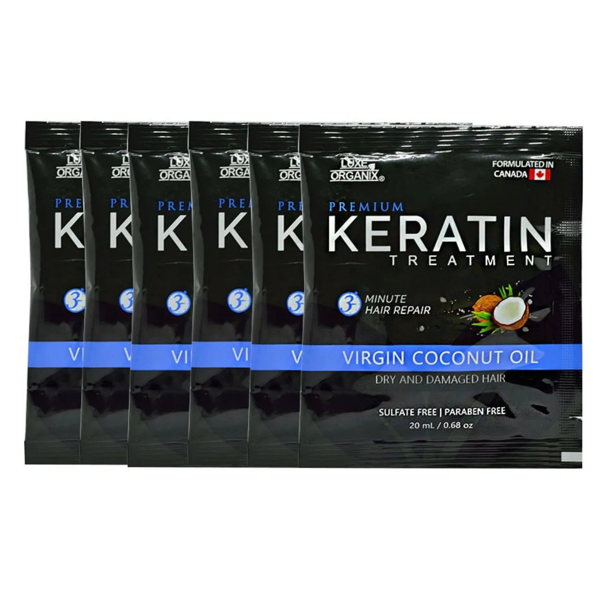 Premium Keratin Treatment Virgin Coconut Oil For Dry And Damaged Hair 6s