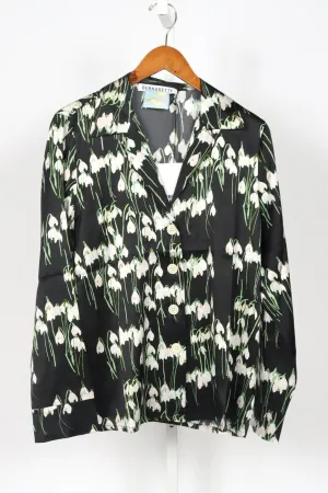 Pyjama Louis Blouse - Snowdrop - Black