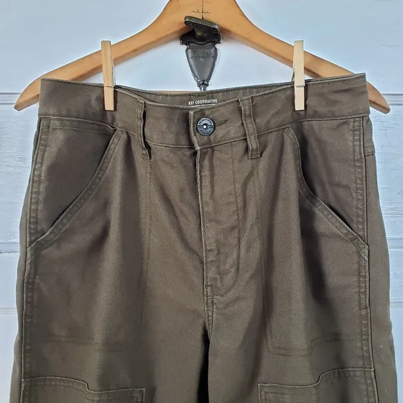 REI &quot;Carhartt&quot; Trailsmith•Carpenter Utility Cargo Pant•Olive Clay Breen•size 8
