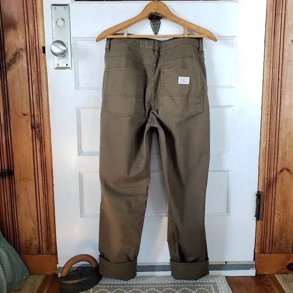 REI &quot;Carhartt&quot; Trailsmith•Carpenter Utility Cargo Pant•Olive Clay Breen•size 8