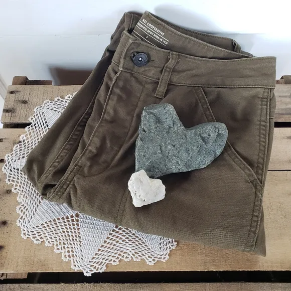 REI &quot;Carhartt&quot; Trailsmith•Carpenter Utility Cargo Pant•Olive Clay Breen•size 8