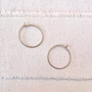 Round CRINKLE Hoops