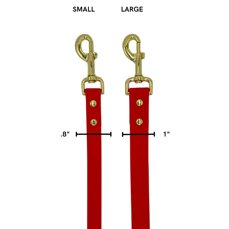 Ruby Red - Splashproof Dog Leash