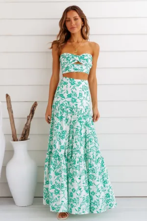 RUNAWAY Ayla Crop Top Green