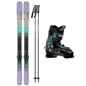 Salomon Stance W 84 (M11 GW System Binding) Skis 2025 with Dalbello Veloce 85 W Ski Boots 2024 Womens Ski Package
