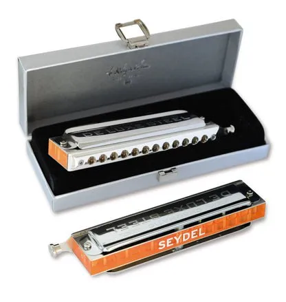 Seydel DE LUXE STEEL Chromatic Harmonica  Orchestra Tuning Discontinued
