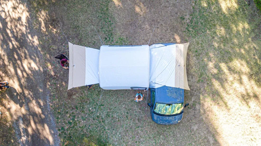 Séjour gonflable de camping - Air Seconds Base Connect Fresh - 6 Personnes
