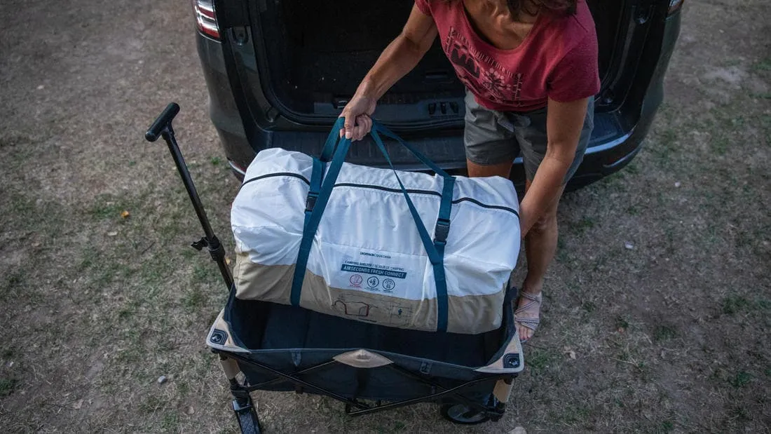 Séjour gonflable de camping - Air Seconds Base Connect Fresh - 6 Personnes