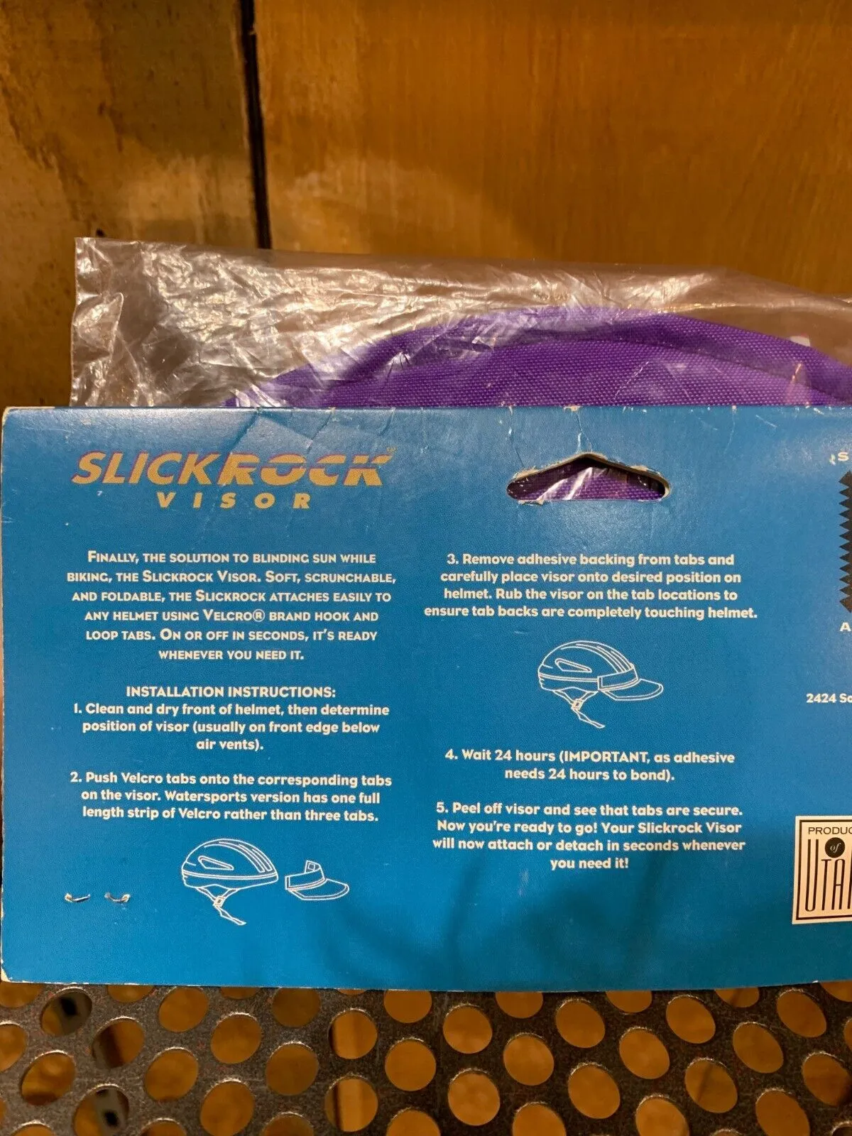 SlickRock Removable Helmet Sun Visors One-Size