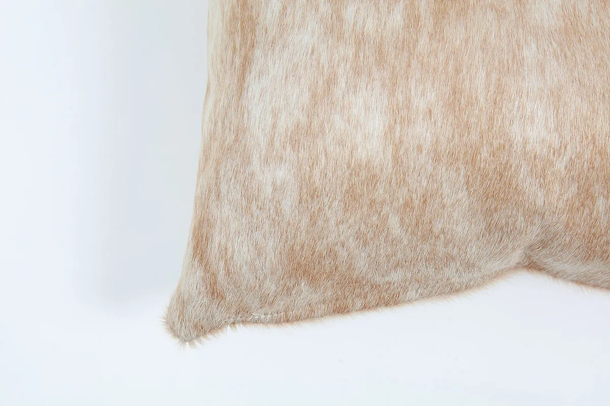 Soft Maple Cowhide Pillow