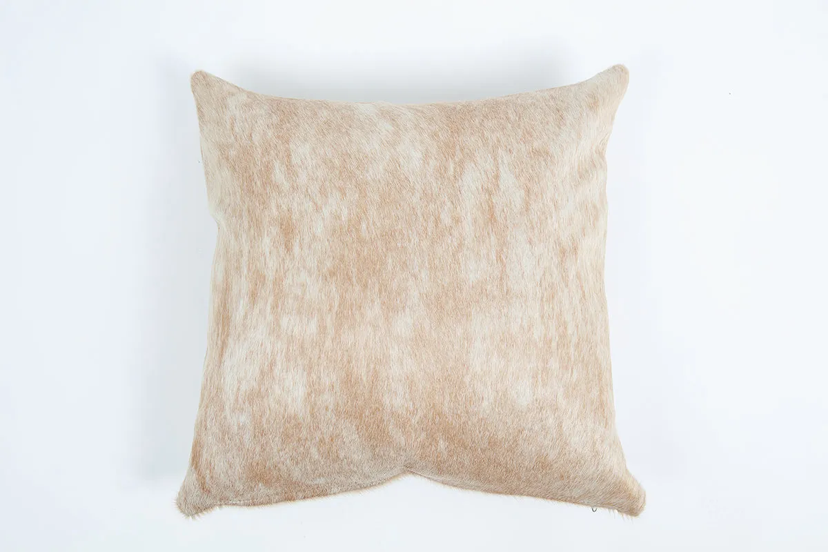 Soft Maple Cowhide Pillow