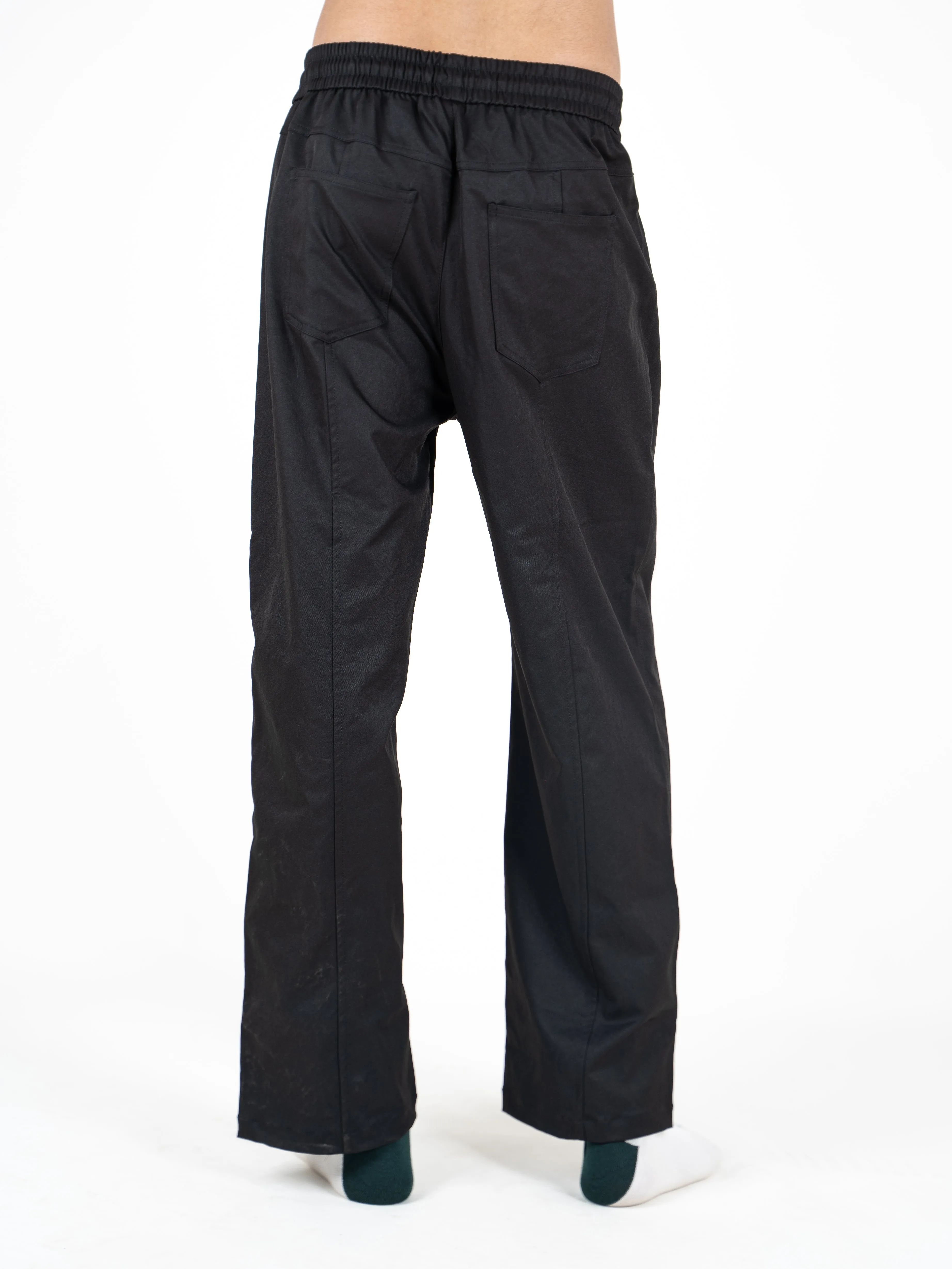Sort Grey World Black Streetwear Track Pants