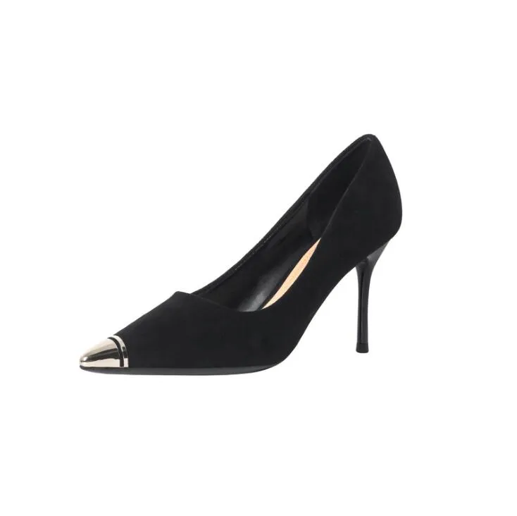 Suede High Heels For Petite Feet GS352