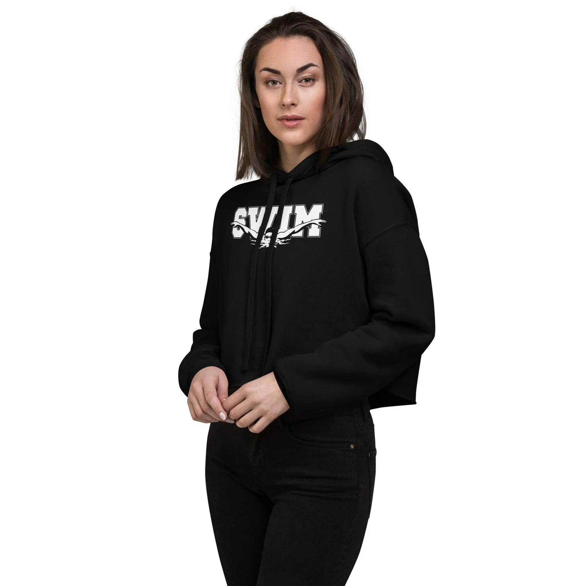 Swim Crop Top Hoodie