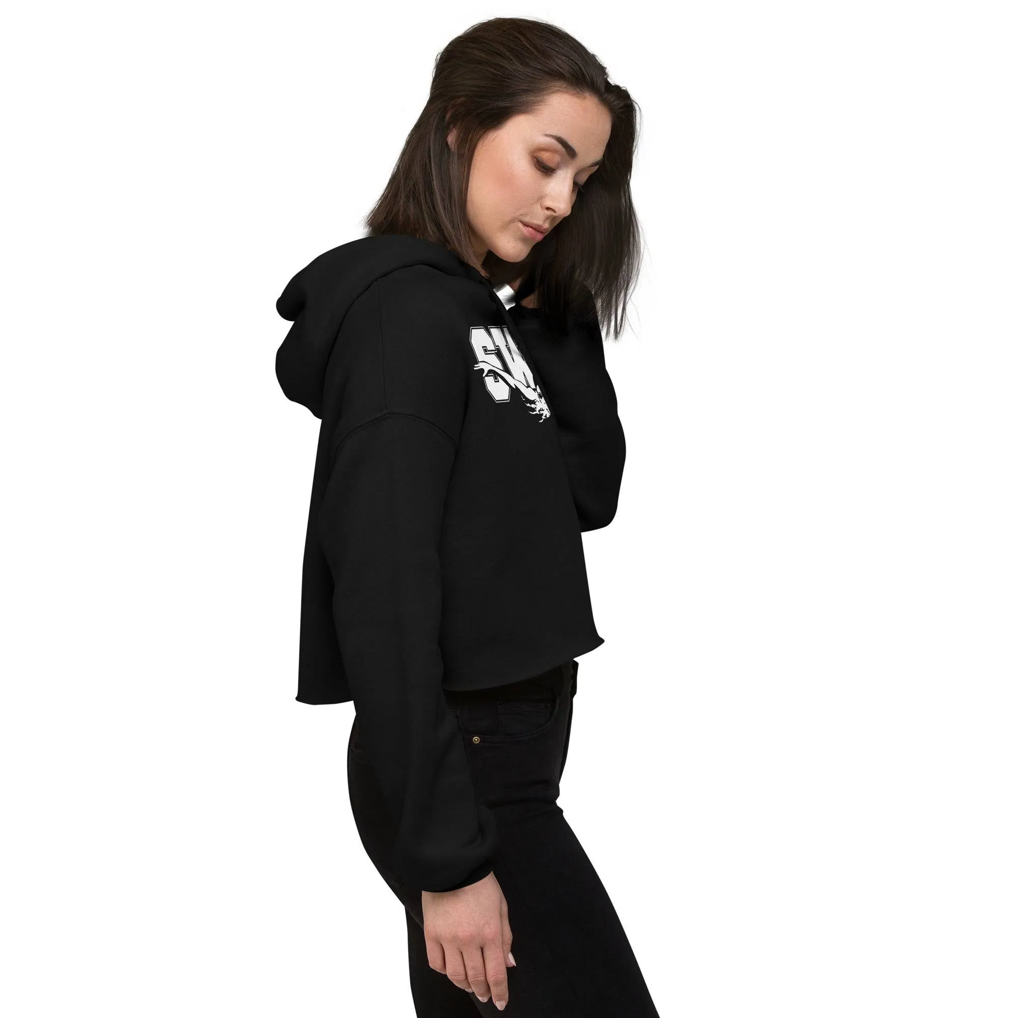 Swim Crop Top Hoodie