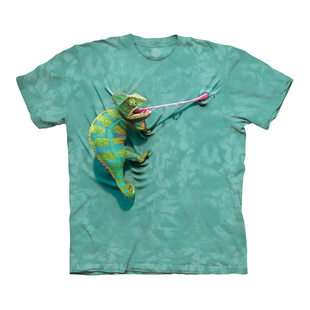 The Mountain Climbing Chameleon Adult Unisex T-Shirt